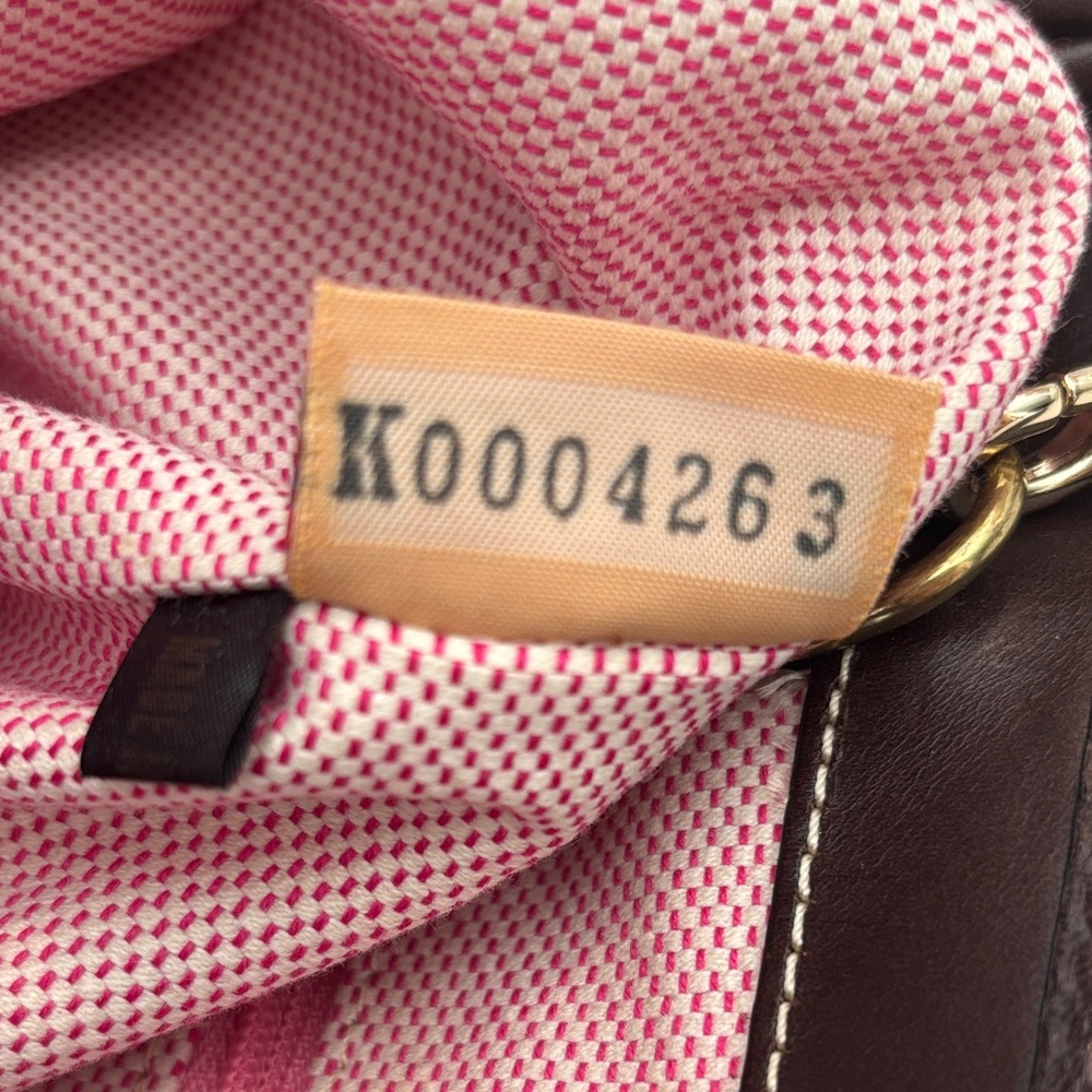 Dooney & Bourke Giraffe Print Medium Tote With Pink Fabric Interior - Picture 12 of 16